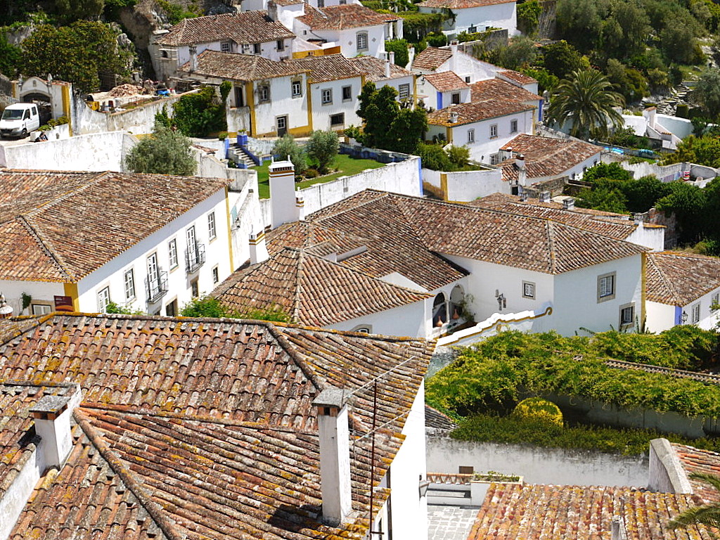 views of The Obidos town